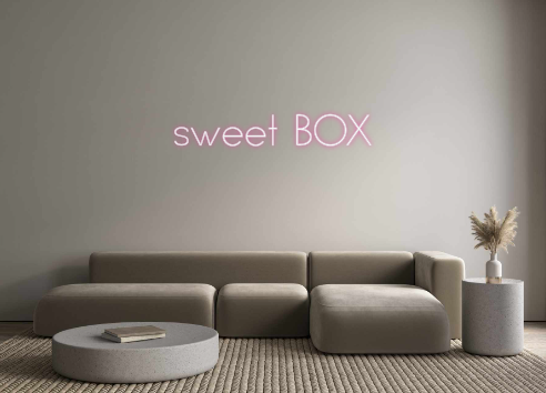 Individuelles Neon: sweet BOX