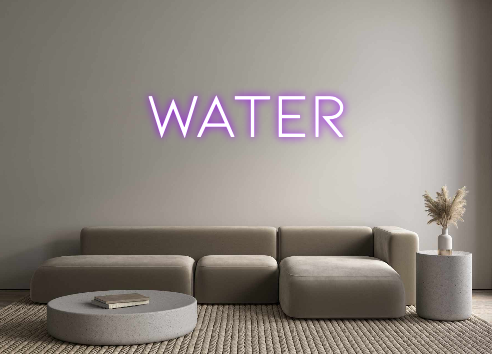 Individuelles Neon: Water