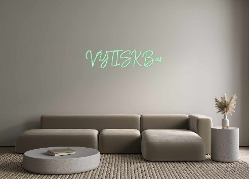 Individuelles Neon: VYTISK Bar