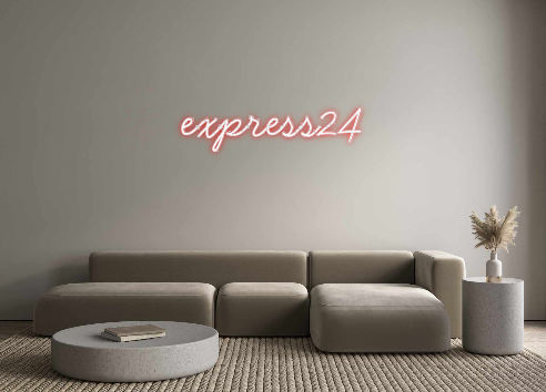 Individuelles Neon: express24