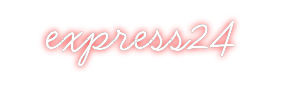 Individuelles Neon: express24