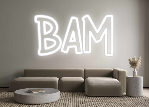 Individuelles Neon: BAM