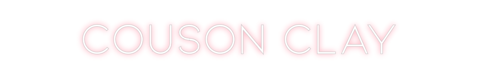 Individuelles Neon: Couson clay