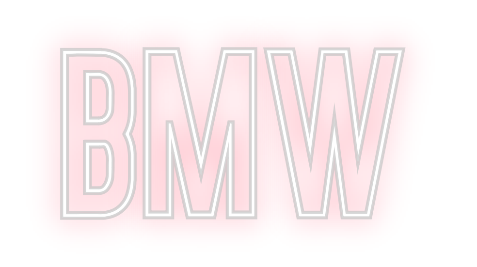 Individuelles Neon: BMW