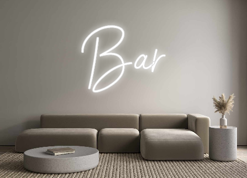 Individuelles Neon: Bar
