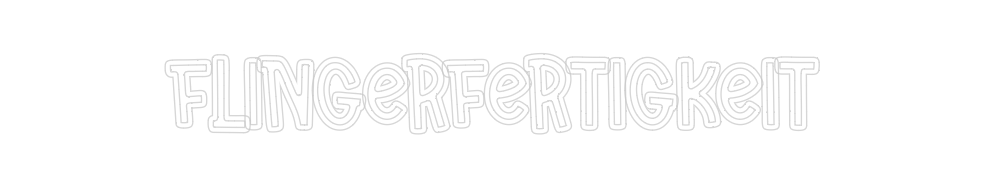 Individuelles Neon: Flingerfertig...