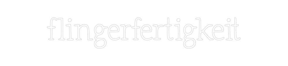 Individuelles Neon: flingerfertig...
