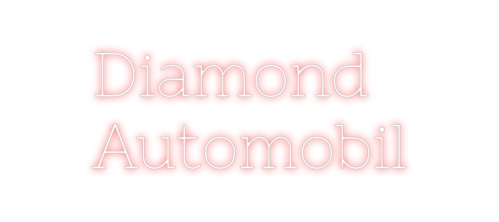Individuelles Neon: Diamond
Autom...