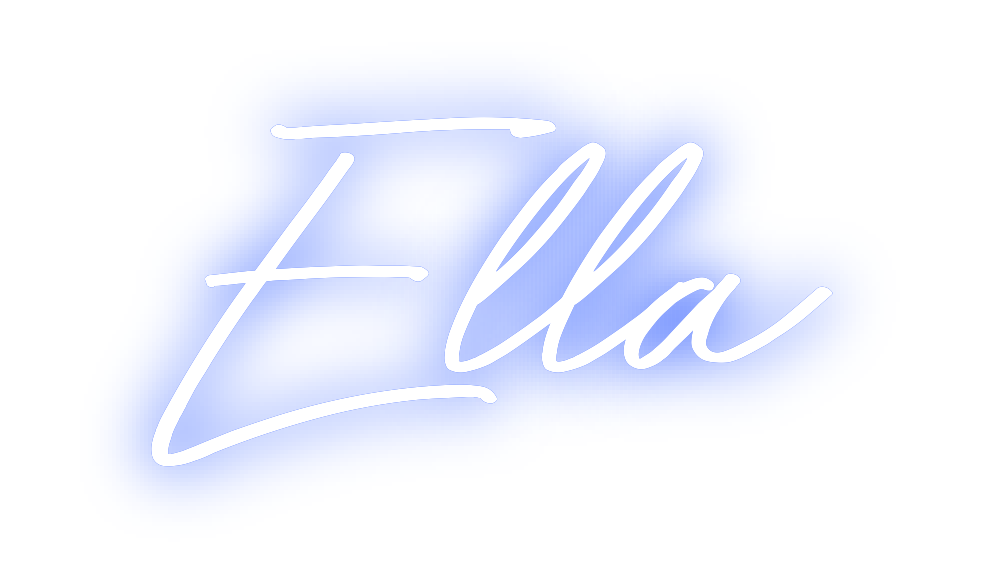 Individuelles Neon: Ella