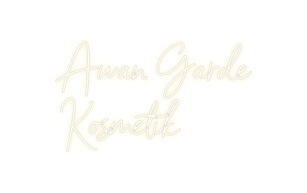 Individuelles Neon: Awan Garde
Ko...