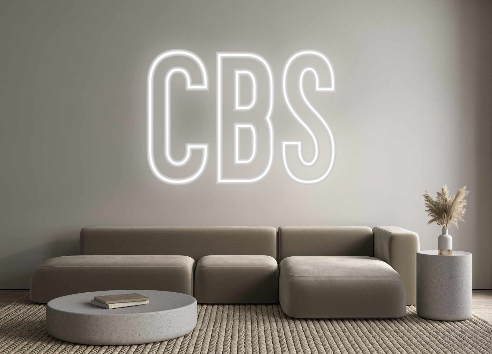 Individuelles Neon: CBS