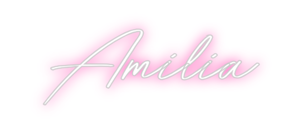 Individuelles Neon: Amilia