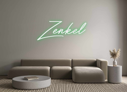 Individuelles Neon: Zenkel