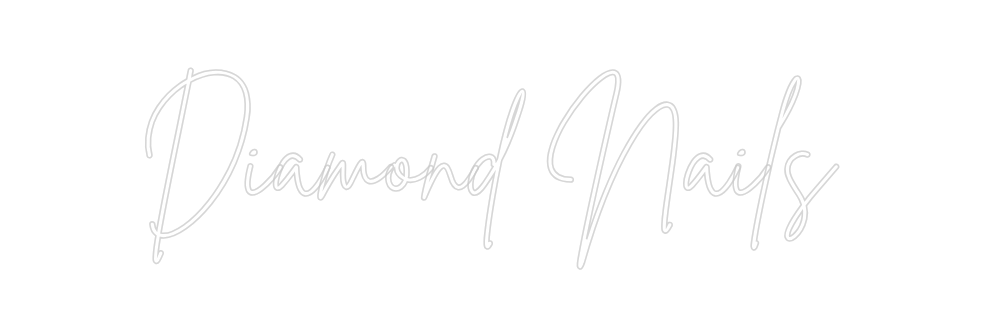 Individuelles Neon: Diamond Nails