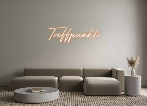 Individuelles Neon: Treffpunkt