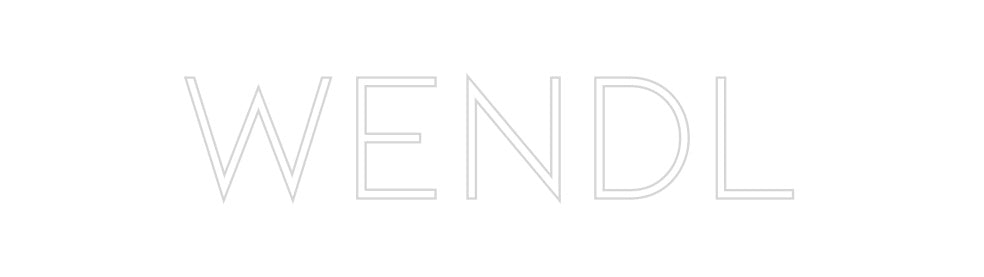 Individuelles Neon: WENDL