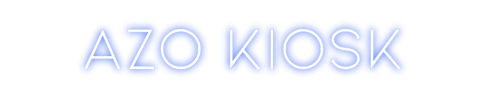 Individuelles Neon: Azo Kiosk