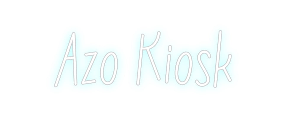 Individuelles Neon: Azo Kiosk