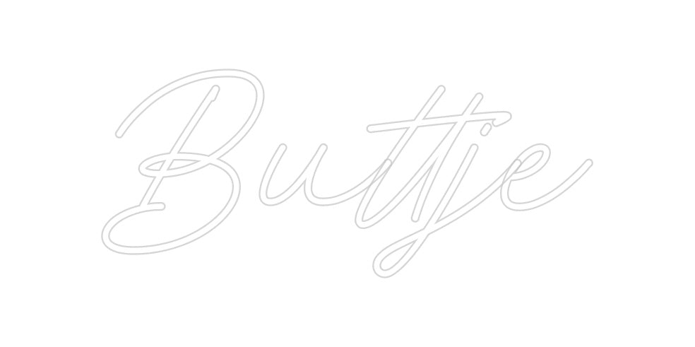 Individuelles Neon: Buttje