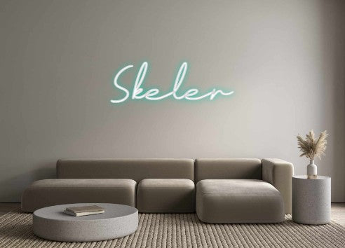 Individuelles Neon: Skeler