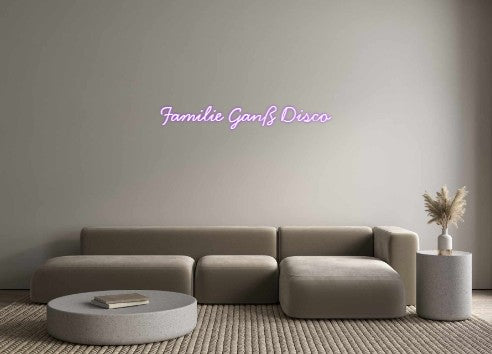 Individuelles Neon: Familie Ganß ...