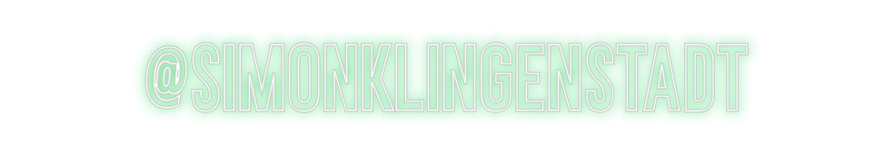 Individuelles Neon: @Simonklingen...