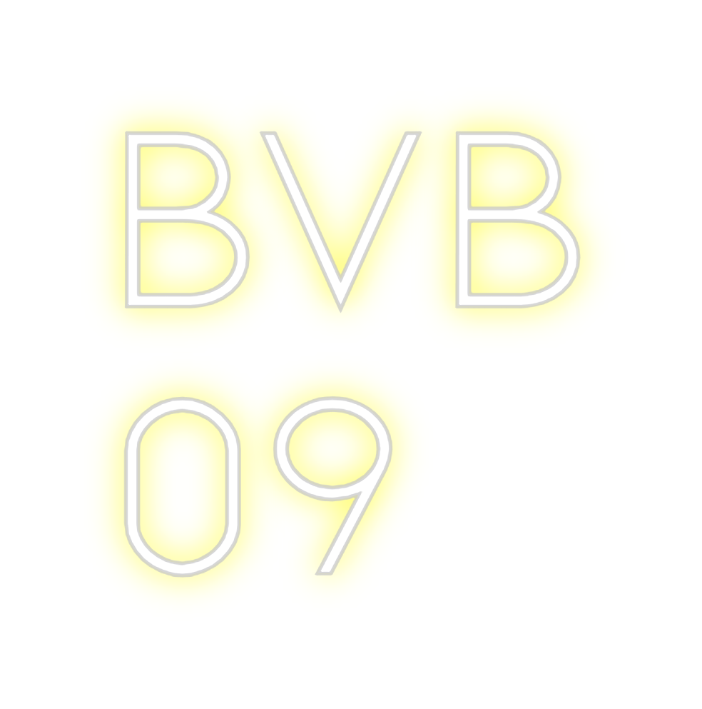 Individuelles Neon: BVB
09