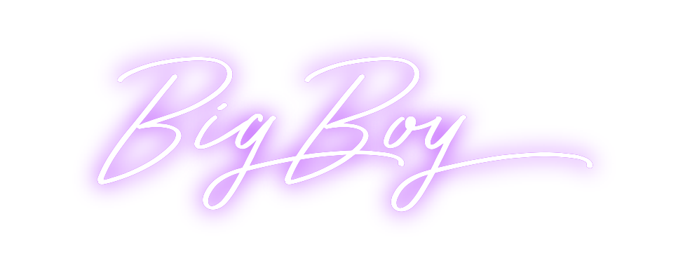 Individuelles Neon: BigBoy