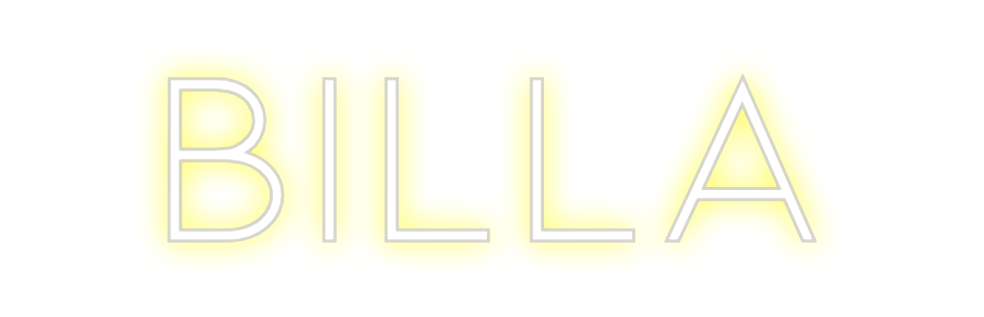 Individuelles Neon: BILLA