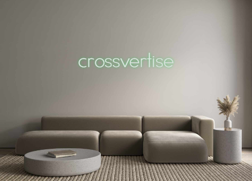Individuelles Neon: crossvertise