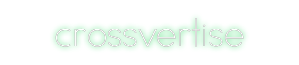 Individuelles Neon: crossvertise