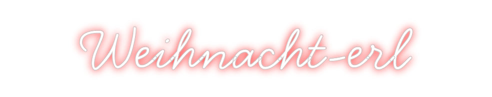 Individuelles Neon: Weihnacht-erl