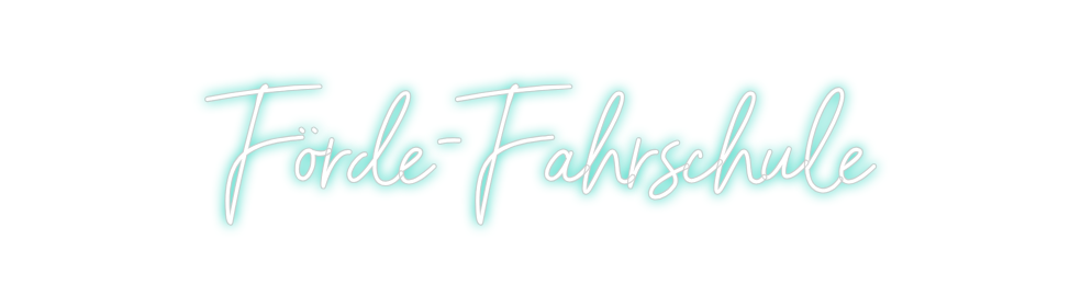 Individuelles Neon: Förde-Fahrsch...