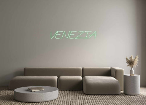 Individuelles Neon: VENEZIA