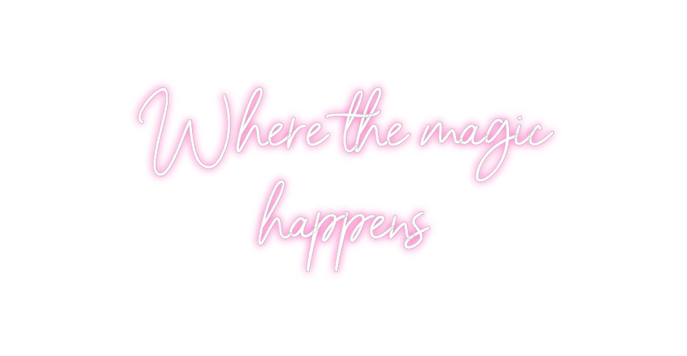 Individuelles Neon: Where the mag...