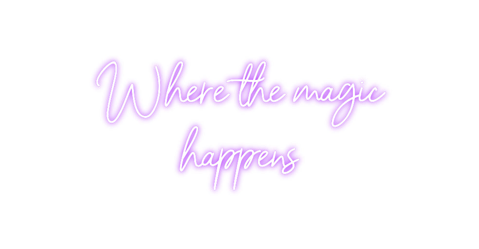 Individuelles Neon: Where the mag...