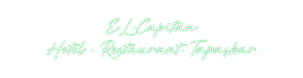 Individuelles Neon: EL-Capitan
H...