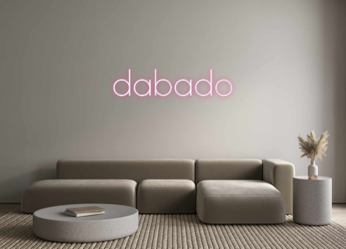 Individuelles Neon: dabado