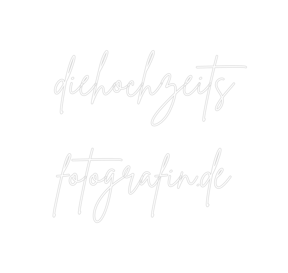 Individuelles Neon: diehochzeits...