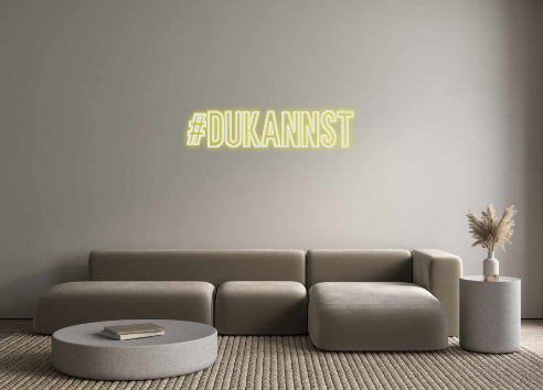 Individuelles Neon: #DUKANNST