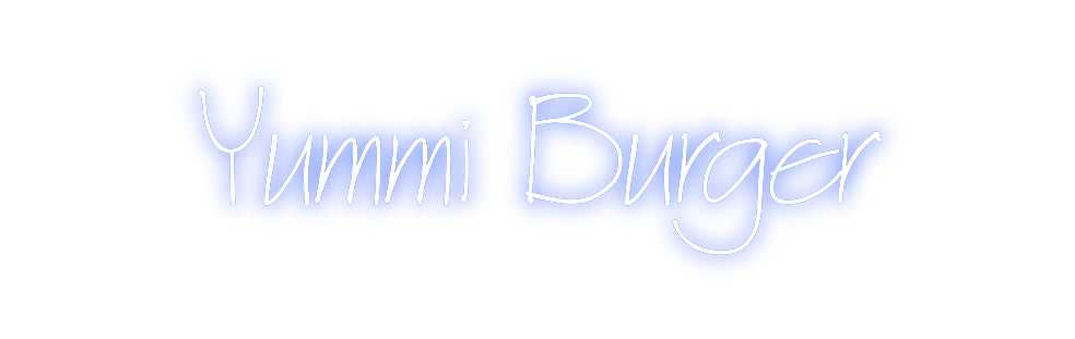 Individuelles Neon: Yummi Burger