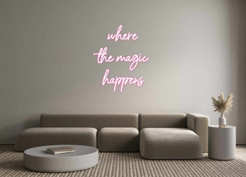 Individuelles Neon: where
the ma...