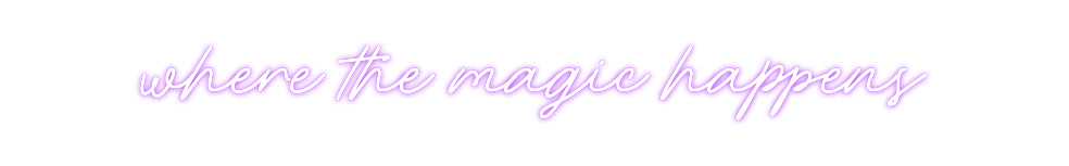 Individuelles Neon: where the mag...
