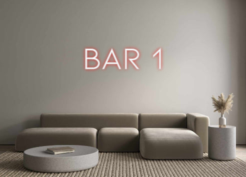 Individuelles Neon: Bar 1