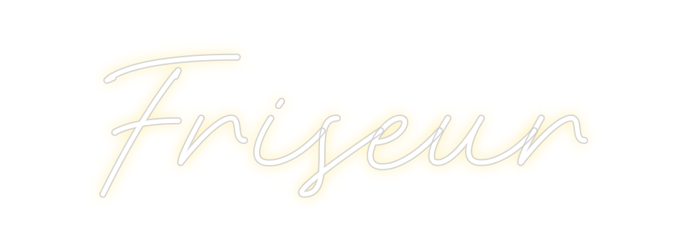 Individuelles Neon: Friseur