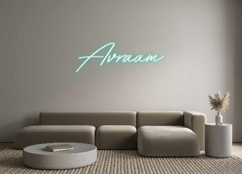 Individuelles Neon: Avraam