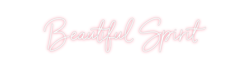 Individuelles Neon: Beautiful Spi...