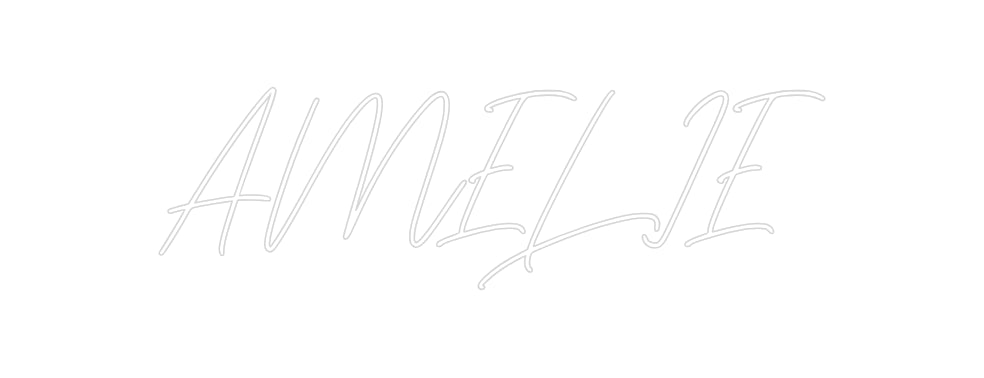 Individuelles Neon: AMELIE