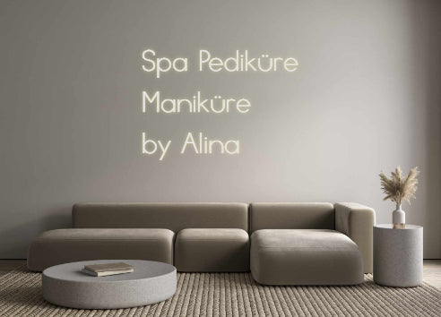 Individuelles Neon: Spa Pediküre
...