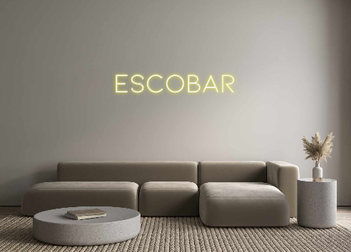 Individuelles Neon: ESCOBAR